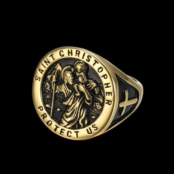 [LIMITED EDITION] ST CHRISTOPHER RING