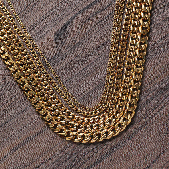 5mm Gold Miami Cuban Chain