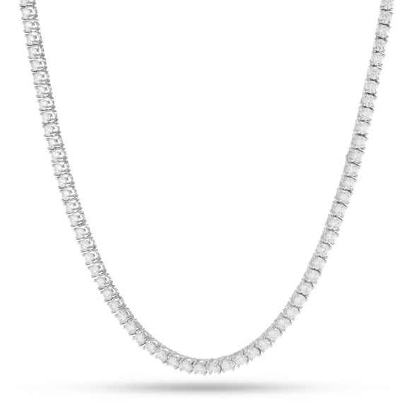 5mm White Gold Tennis Chain