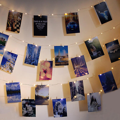 Photo-Clip LED String Lights