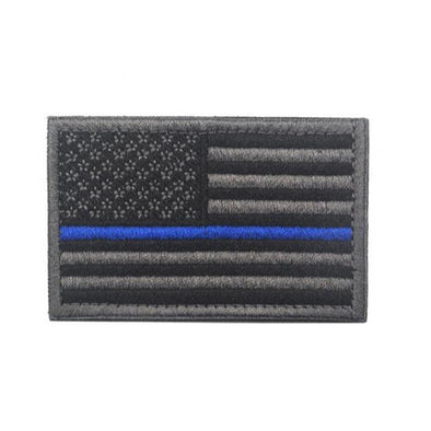 Blue Line Flag Tactical Patch