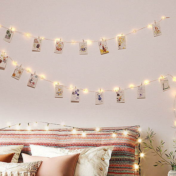 Photo-Clip LED String Lights