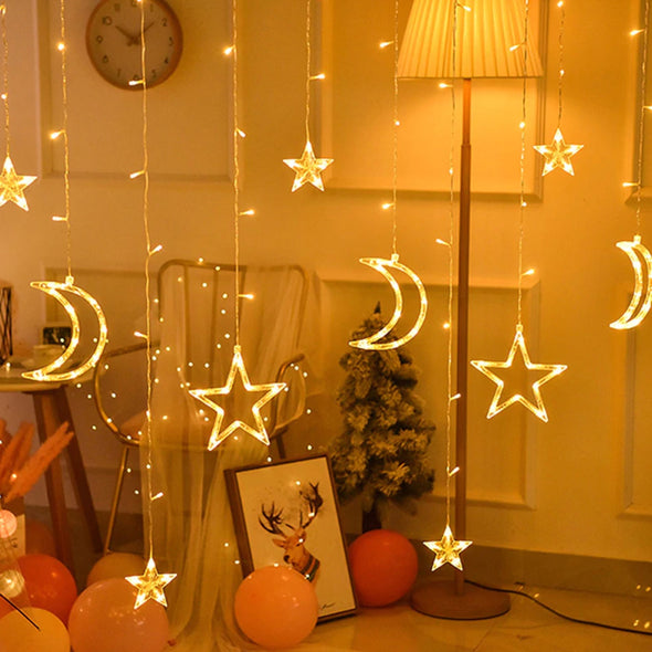 Moon Star LED String Lights