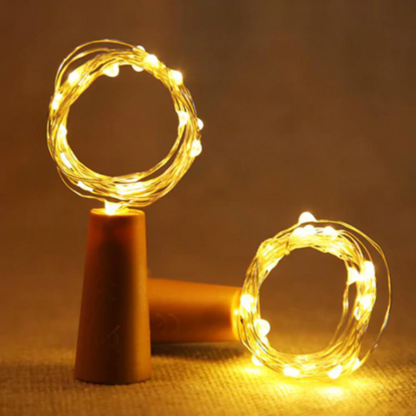 LED Fairy Lights for Glass Bottles (Set of 3)