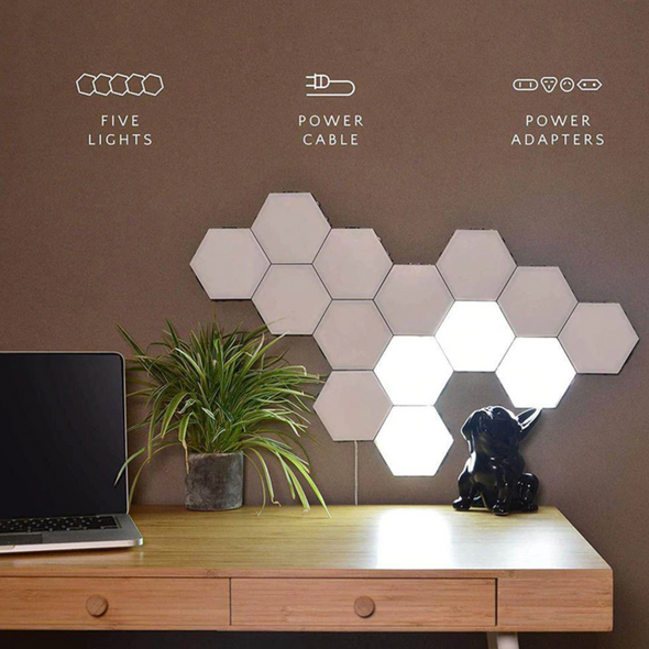 Hexagon Touch Sensitive LED Lights