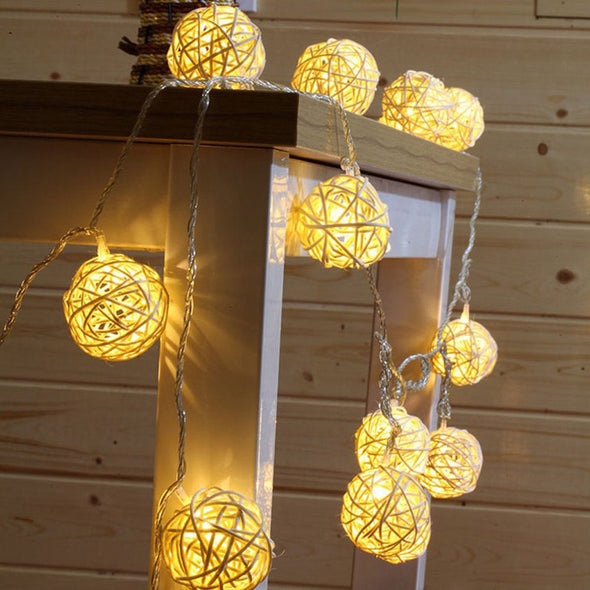 LED Rattan Ball