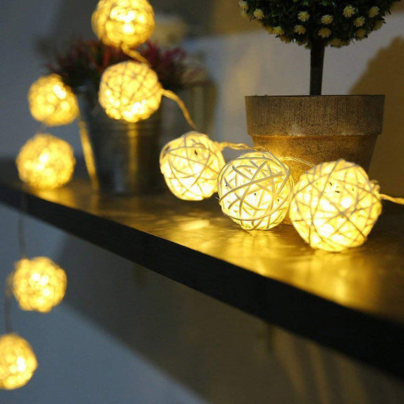 LED Rattan Ball