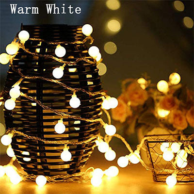 110V LED Ball String Lights