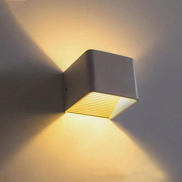 LED Up Down Cube Wall Lamp