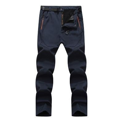 Navy Fleece Softshell Pants